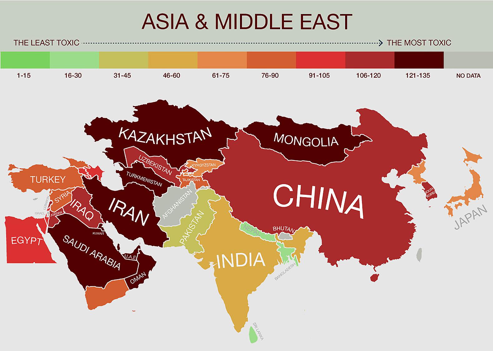 Asia middle east